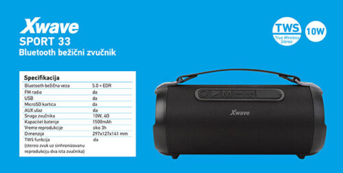 Bluetooth zvučnik-prenosni SPORT 33 - Image 7