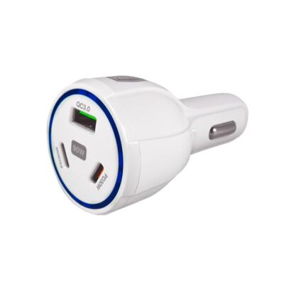 USB brzi auto punjač telefona QC3.0+2xPD USBP 359