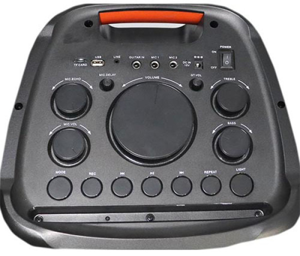 Bluetooth zvucnik – karaoke sa 2 mikrofona PT 1000W - Image 2