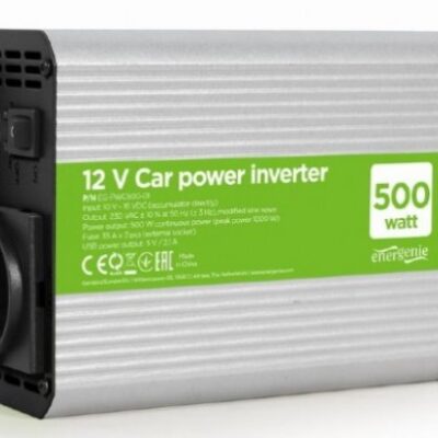 Invrter DC/AC 12V 500W+USB EG-PWC500-01
