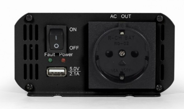 Invrter DC/AC 12V 500W+USB EG-PWC500-01 - Image 2