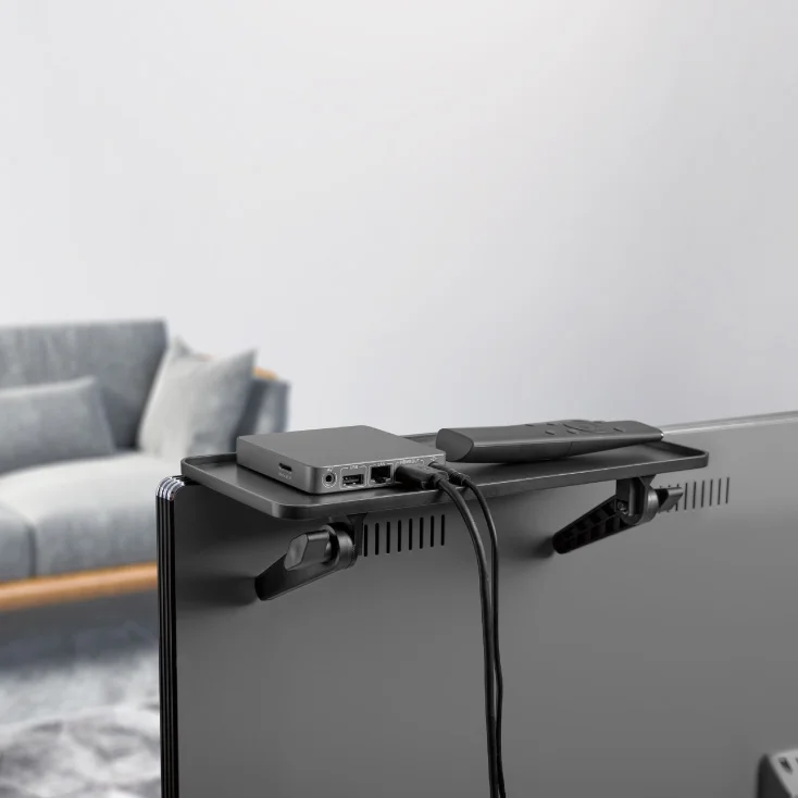 Polica-držač na TV-u 30x12cm, 6kg STBH-02 - Image 4