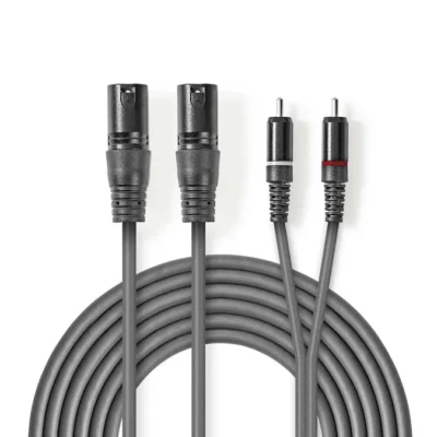 XLR-RCA kabel 3met COTH15210GY30